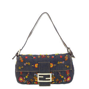 Fendi Beaded Mamma Bucket Semi Shoulder Bag